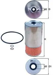 Yağ Filtresi W123 79-85 S123 80-85 C123 81-85 Unımog U 650,U 650L 88-Ø:92mm U:196mm