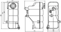 Radyatör Yedek Su Deposu W202 95-00 W463 97 -
