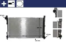 Motor Su Radyatörü W203 00-07 Cl203 02-08 S203 01-07 C209 02-09 A209 03-10 R171 04-11