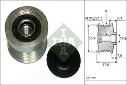 Alternatör Kasnağı Volvo S80 2.4D C70 2.0T.2.3T.2.5T S60 2.0T.2.3T.2.3Ts.2.4.2.4T.2.4D S70 2.0.2.3.2