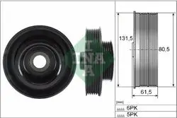 Krank Kasnağı (C Max II 1.6Ty 10 / Fiesta VI 08 1.25 1.4 08 Focus III 1.6Ty 10 Mondeo IV 07)