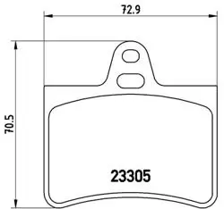 Fren Balatası Arka 597369 Wva 23305 (Citroen C5 2.0I 16V 2.2Hdı 3.0)