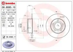 Fren Disk Arka (Audi A6 1.8 T 2.4 Quattro 97-05)