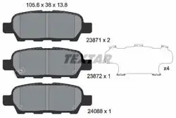 Fren Balatası X-Traıl Qashqai Juke Fx35 07-13-Arka