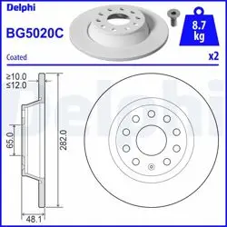 Fren Diski (Çiftli Paket)-Boyali, Deliksiz