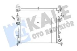 Motor Su Radyatörü Fiorino Bipper Nemo Tu3a / Tu3aes (1.4 8V) 08-Ölçü: (540×368×18) Mekanik