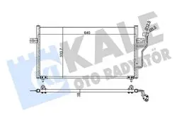 Klima Radyatörü Mitsubishi Carisma 1.6 1.8 1995 2006