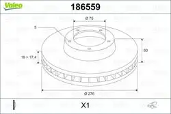 Fren Diski E-46 Arka Havalı 3.23 / 3.28 Takım