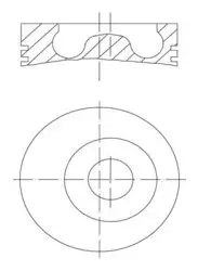 Piston + Segman Std (82.50mm) (Ford Transit Connect 1.8 TDCI 110Ps 08.06-/)