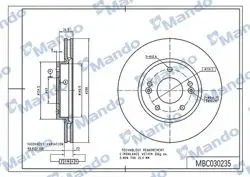 Ön Fren Disk Aynası Hyundai i30 2011 &Gt, Kia Ceed 2015 &Gt,