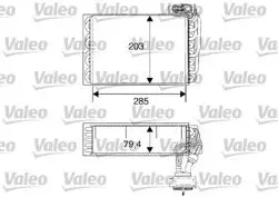Evaporator Peugeot 405 II Cag Klima Bınek (Ithal)