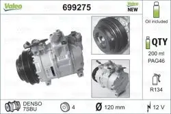 Kompresor Audi Skoda VW Klima Bınek (Ithal)