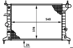 Radyatör 95-02 Vectra.B-Ac + Os
