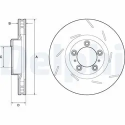 Disk Ön Sağ (Ad) 10-Panamera Kaplamalı (Kutu&Fıyat:Tek) (Ø=360)