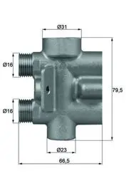 Termostat 75°C 05-Touareg-Q7