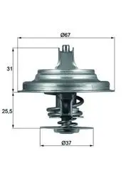 Termostat 71°C 96-Lt28-Lt35-Lt46 06-Crafter 2.5Tdi