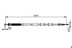 El Fren Teli Sol 06-G.Punto-Evo-Mıto 1641mm