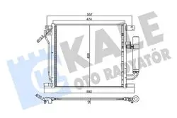 Klima Radyatörü (Kondenser) 10-Juke 1.5 DCI