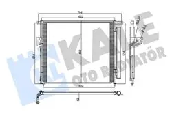 Klima Radyatörü Ford Ranger 2011-2020 Model Arası 2,2 TDCI
