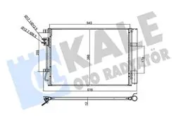 Klima Radyatörü (Kondenser) 12- i20 1.2-1.4