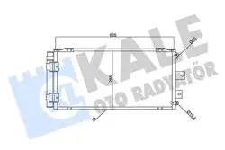 Klima Radyatörü (Kondenser) 97-Corolla 1.4 1.6