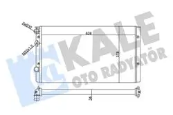Radyatör 97-00 Polo.CLS-Caddy + Ac