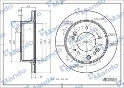 Disk Arka (Ad) 06-12 Sorento 2.5Crdi 3.3V6