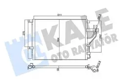 Klima Radyatörü (Kondenser) 10-16 İx35-Sportage 1.7Crdi-2.0Crdi