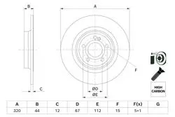 Disk Arka (Ad) 18-A-Seri (W177) B-Seri (W247) CLA.Seri (C118-X118)