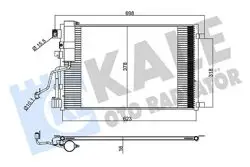 Klima Radyatörü (Kondenser) 07-14 Qashqai-Qashqai + 2 Kurutuculu