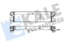 Turbo Radyatörü (Intercooler) 15-Vito (W447) 665X188x64mm