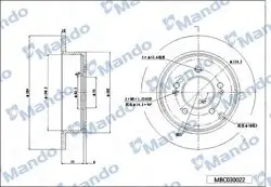 Disk Arka (Ad) 01-Santa Fe-Tucson-Sportage