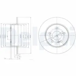 Disk Arka 07-14 C-Seri (W204)