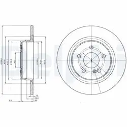 Disk Arka 07-14 C-Seri (W204) E-Seri (C207-A207)