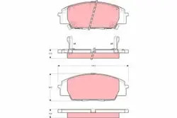 Fren Balata Ön Civic VII Hatchback (Eu, Ep, Ev) 00-052.0 Type-R (Ep3) Civic VIII Hatchback (Fn, Fk) 05-Type R (Fn2) S2000 (Ap) 99-2.0 (Ap1) Civic 01-Civic 05-S2000 99 -