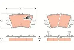Fren Balata Arka Civic VIII Hatchback (Fn, Fk) 05-1.4 (Fk1) 1.8 (Fn1, Fk2) 2.2 Ctdi (Fk3) Type R (Fn2) 1.4 (Fk1, Fn4)