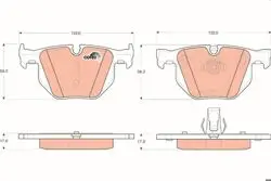 Fren Balata Arka BMW 5 E60 04 -