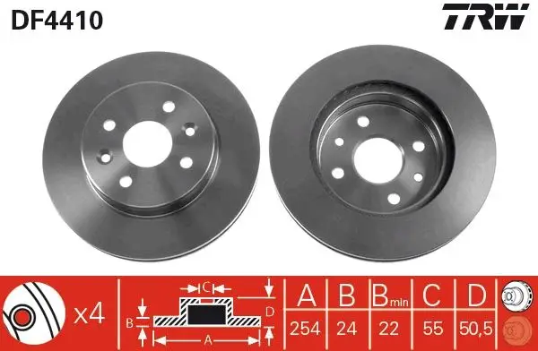 Fren Diski Ön Rio 00-05 Havalı 254mm