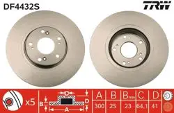Fren Diski Ön Accord VII 03-08 2.0 2.4 Kutu Tek Fiyat Takım Havalı 300mm 16 Jant
