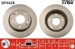 Disk Arka 03-Accord 2.0-2.4