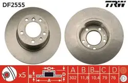 Fren Diski Ön BMW 5 E34 88-97 Düz 302mm