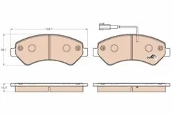 Fren Balata Ön Çift Fişli Ducato Minibüs / Otobüs (250_) 06-11115 Multijet 2.0 D 130 Multijet 2,3 D 150 Multijet 2,3 D 180 Multijet 3,0 D 110 Multijet 2,3 D 150 Multijet 2,3 D 140 Multijet 2,3 D 160 Multijet 2,3 D 180 Multijet 2,3 D Ducato P