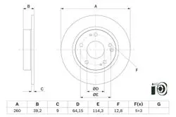 Disk Arka (Ad) 17-Civic