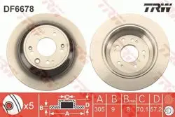 Disk Arka (Ad) 09-Accord 2.0İ-2.4İ-2.2İ-Dtec Kaplamalı