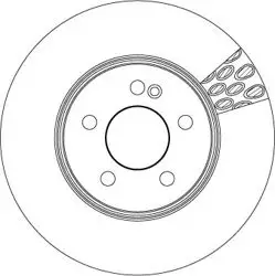 Disk On (Ad) 14-C-Seri (W205-S205)-E-Seri (W213-S213) Kaplamalı (Kutu Fıyat Tek)