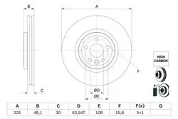 Disk On (Ad) 18-Range Rover Yuksek Karbonlu