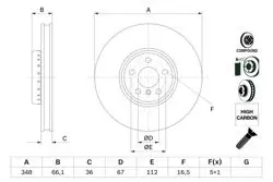 Disk Arka (Ad) 19-3-Seri (G20-G80-G28) 5-Seri (G30-F90-G31) X3