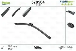 Silgi Süpürgesi Arka 38Cm 07-Vo.Xc60-Xc90-Bw.X5