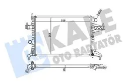 Radyatör 01-Corsa.C 1.4 16V *Z14xe*-Ac