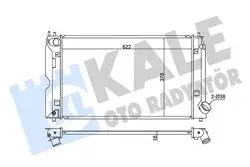 Radyatör 01-09 Avensis-Corolla-Verso 2.0D-4D